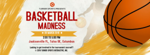 White and Yellow March Madness Facebook Cover