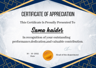 White Appreciation Certificate Design Templates A5