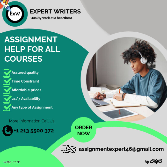 White Assignment Help Instagram Post Template | PosterMyWall