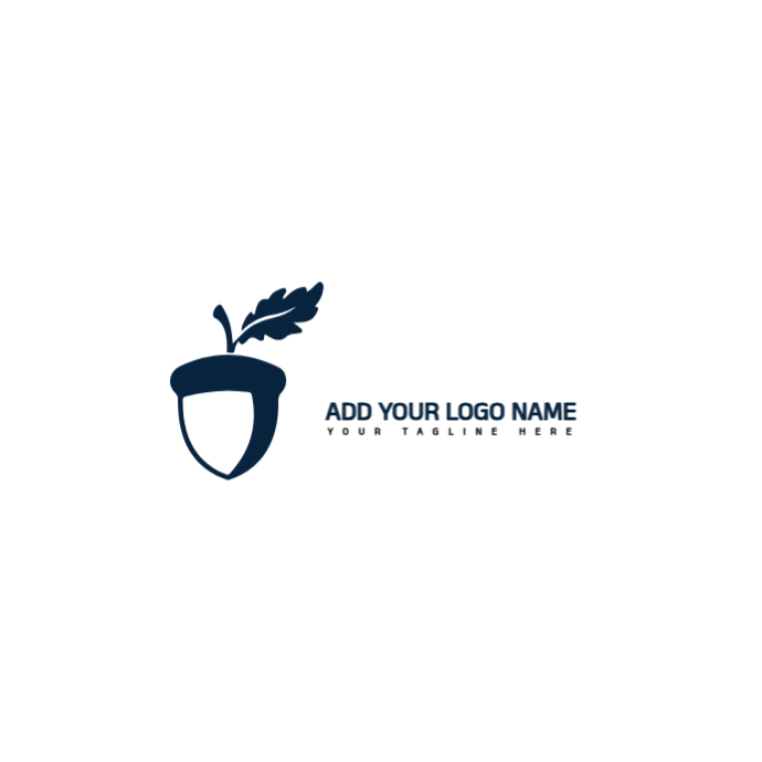 White Autumn Logo, Fall Logo, Autumn Season Logo, Autumn Leaves Logo ...