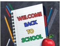 White Back To School Video Design  Flyer (us Letter) Pamflet (Letter AS) template