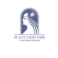 White Beauty Salon Logo Logo template