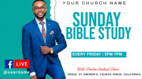 White Bible Study Presentation (16:9) template