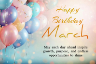 White Birthday Celebration Label template