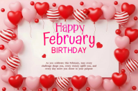 White Birthday Celebration Label template