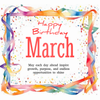 White Birthday Celebration Logo template