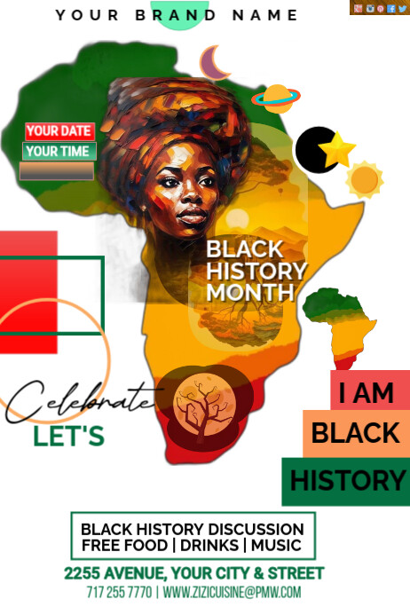 Copy of White Black History Month Poster | PosterMyWall