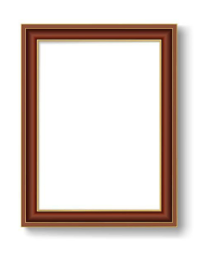 White blank family frame Flyer (US Letter) template