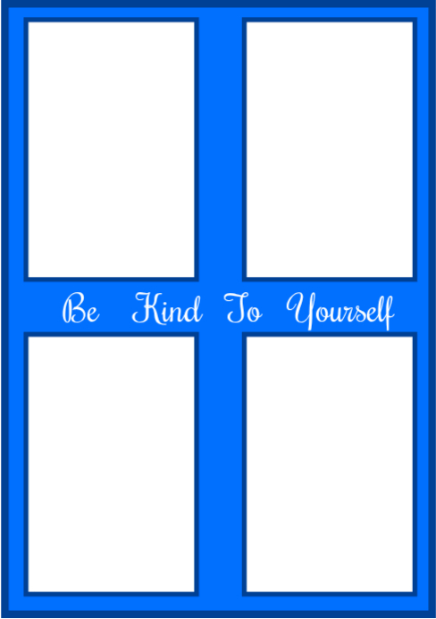 Copy of White Blue Frame A5 | PosterMyWall