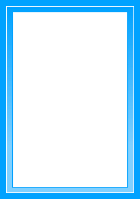 White Blue Frame A5 Template | PosterMyWall