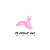 White  Boutique/clothes/clothing/brand/business/icon/sign/symbol/elegant/hanger/frock/unique/store/s โลโก้ template