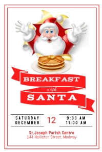 breakfast with santa Template | PosterMyWall