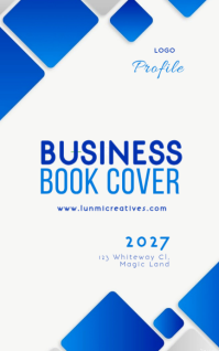 White Business Book Cover  Kindle/book Covers Kindle/ปกหนังสือ template