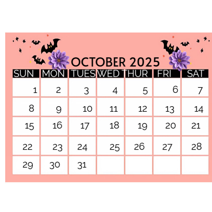 White Calendar Facebook Shared Image Template | PosterMyWall