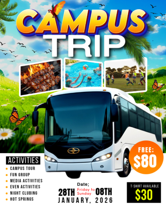 White Campus Tour Student educational Trip college university academic ...