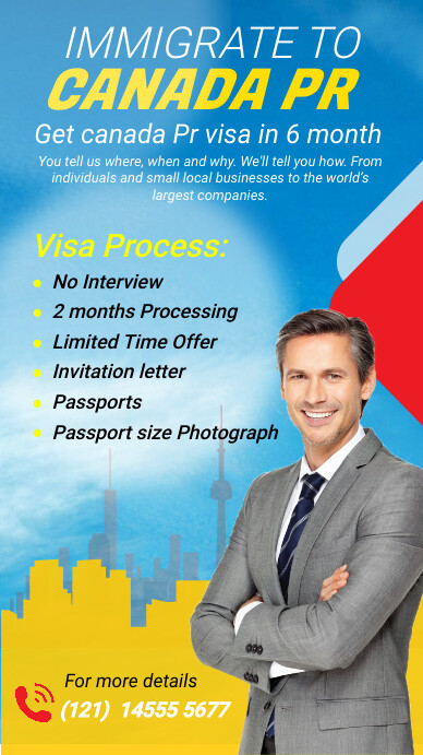 White Canada Immigration Consultants Whatsapp template