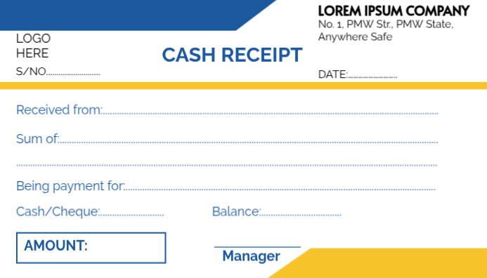 Shell Receipt Header White Cash Receipt Blog Header Template | PosterMyWall