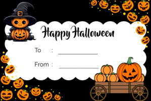 白色 White Ceria Label For  Hallowen Party . Addrees Label Templete Pumpkin Patch Label Etykieta Template
