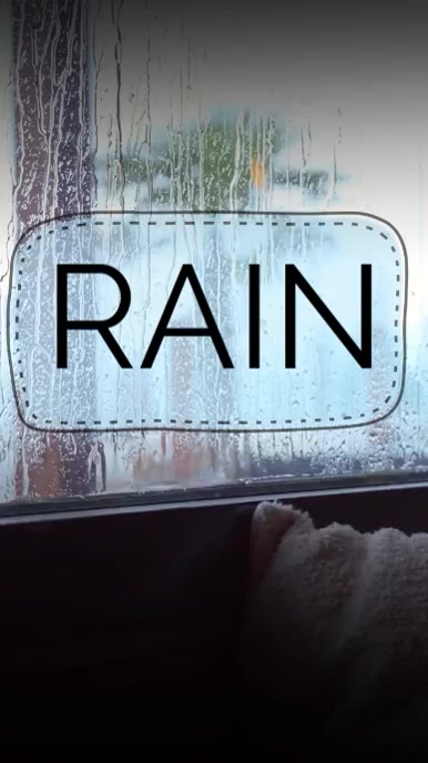 White Ceria Rain Reel Instagram template