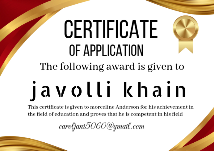 White Certificate of Achievement A4 Template | PosterMyWall
