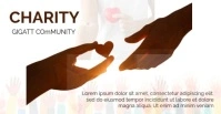 White  Charity Publicité Facebook template