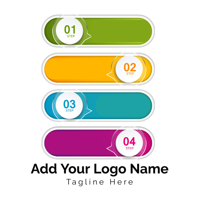 Computer File Logo Modern White Chart Computer File Logo Template | PosterMyWall