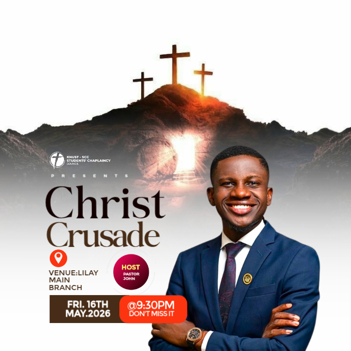 White Christ Crusade Event Instagram Post Template | PosterMyWall