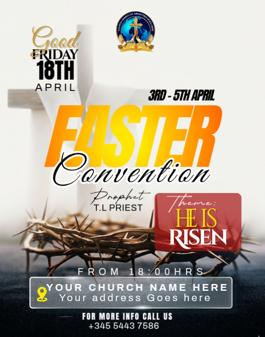 Easter Convention Template | PosterMyWall