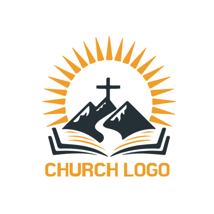 White  Church-education-jesus-sunrise-mountain- Logo 徽标 template
