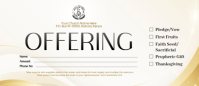 White  Church Offering Envelope Envelopes template