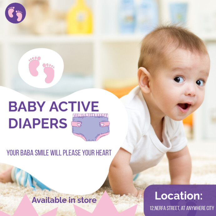 White Collage Baby Wears Instagram Post template