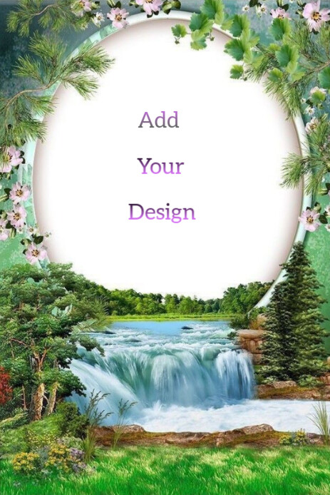 White Collage Cute Photo Frame Pinterest Graphic Template | PosterMyWall