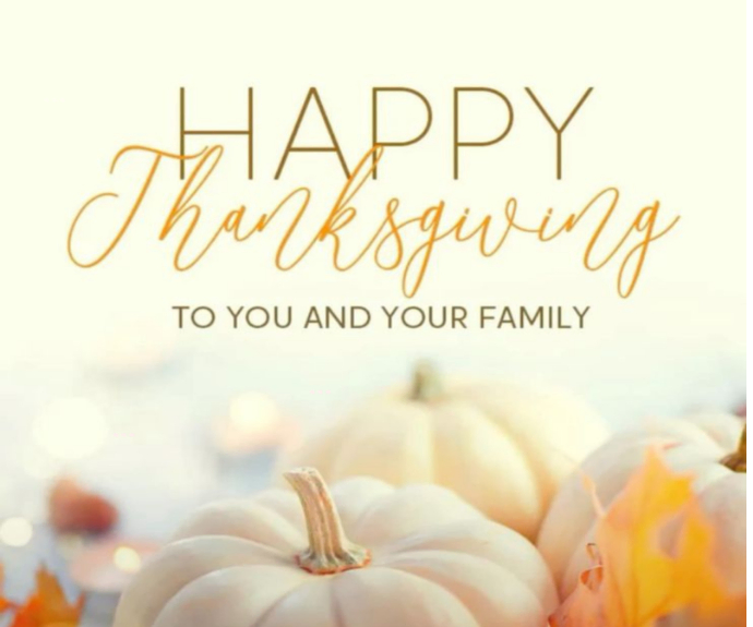 White Collage Elegant Happy Thanksgiving White Pumpkin Greeting – Fall ...