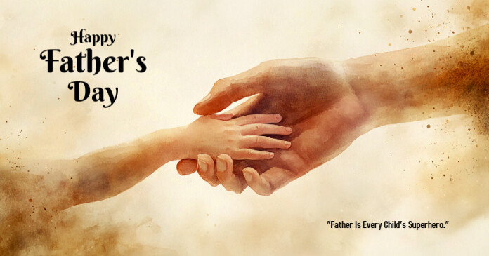 White Collage  Father's Day Facebook Shared Image Obraz udostępniany na Facebooku template