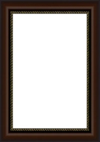 White Collage Frame A4 template