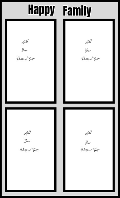 White Collage Frame Us Legal Template | PosterMyWall