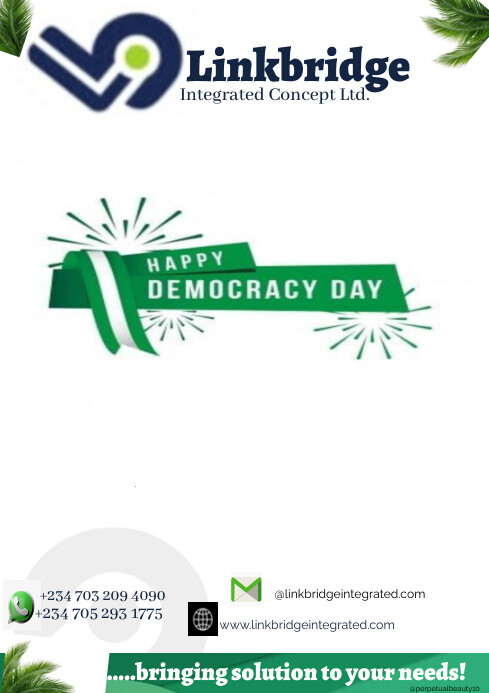 White Collage Happy Democracy Day 2024 A4 Template | PosterMyWall