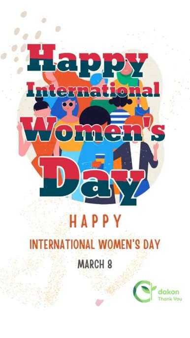 White Collage International Women's Day  Instagram Reel template
