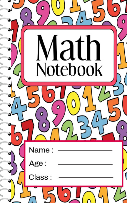 Performance Task Notebook Math Cover Sample Math Notebook Cover Template | PosterMyWall