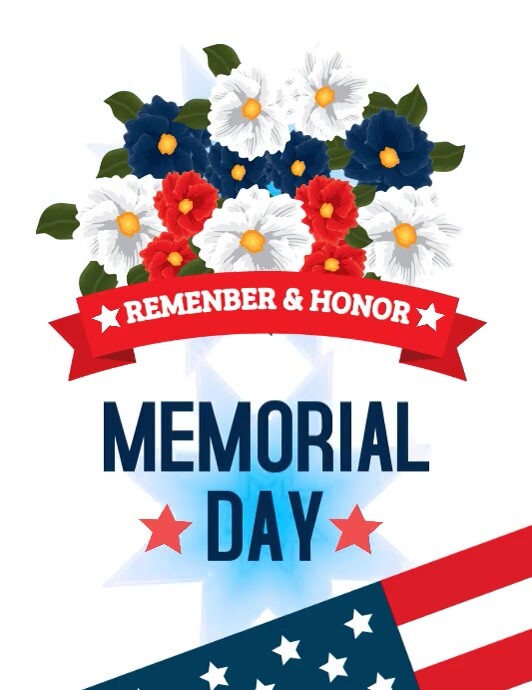 Copy of White Collage Memorial Day Flyer (us Letter) | PosterMyWall