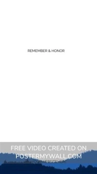 White Collage Memorial Day Video  Digital Dis template