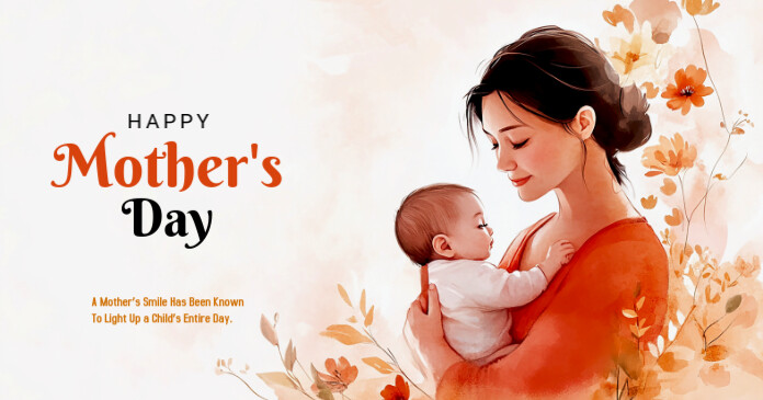 White Collage Mother's Day Facebook Shared Image template