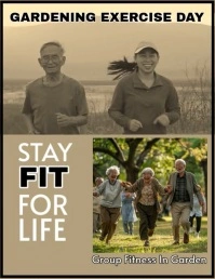 White Collage National Garden  Flyer (us Letter) Volante (Carta US) template