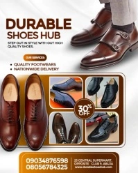 White Collage Premium Men's Footwear Sales Template  Instagram Portrait