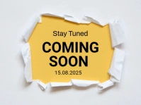 White Coming Soon  Yard Sign Rótulo de jardín template