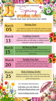 White Community Events Instagram Story Instagram-verhaal template