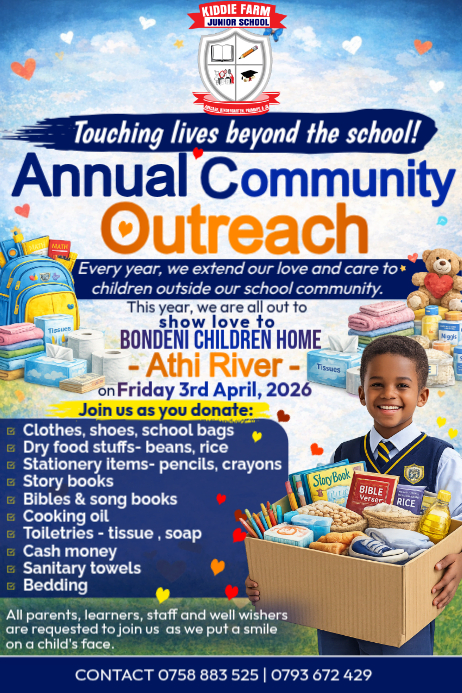 White Community Outreach Poster Template | PosterMyWall