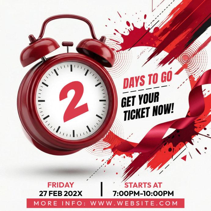Countdown Event Promotion Template | PosterMyWall