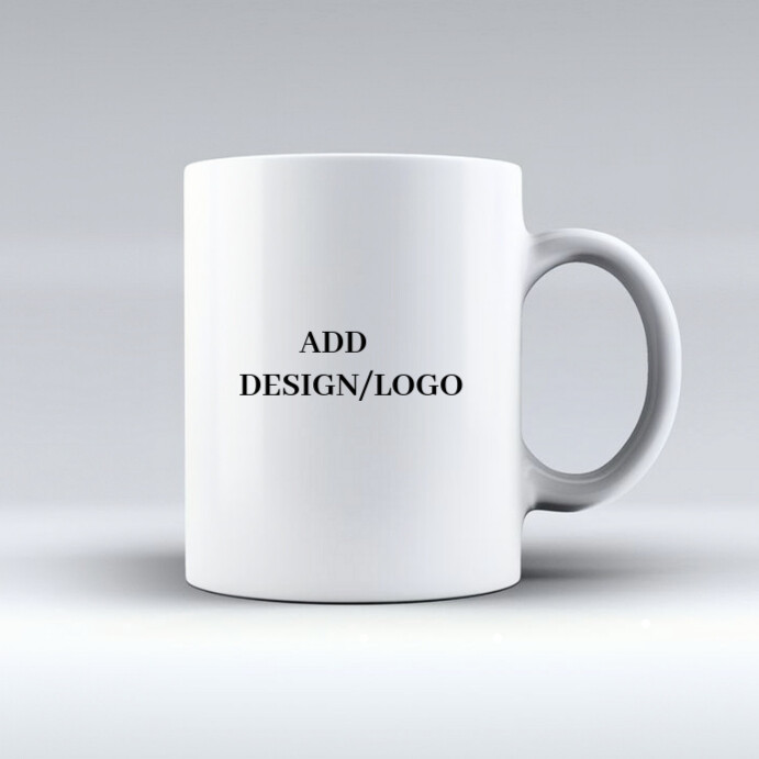 White cup mock up design template Instagram Post