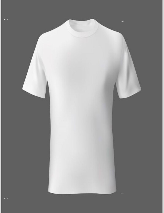 White custom T-shirts mockup Instagram Pamflet (VSA Brief) template